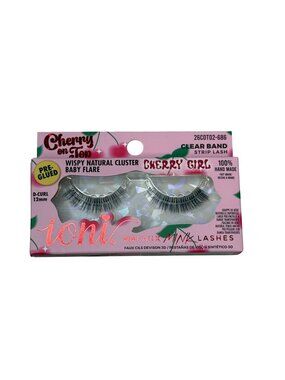 Ioni Cherry Girl Pre Glued Wispy Cluster Lashes Baby Flare Faux Mink